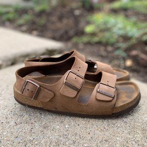 MILANO BIRKO-FLOR NUBUCK Birkenstock Sandal